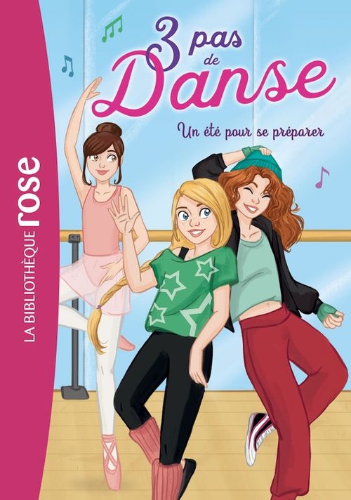 ebook cover of 3 pas de danse 01 - Un été pour se préparer, by Claire Hellèmes, Stéphanie Lezziero