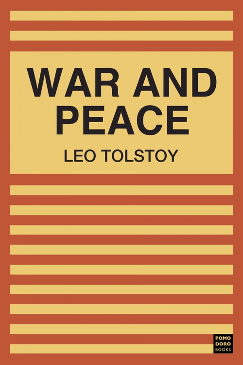ebook cover of War and Peace, by Leo Tolstoy