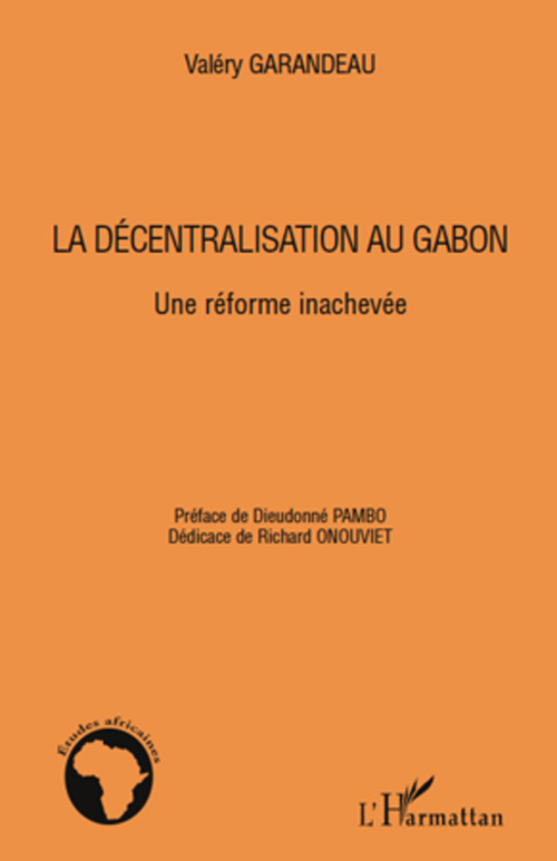 ebook cover of La décentralisation au Gabon, by Valéry Garandeau