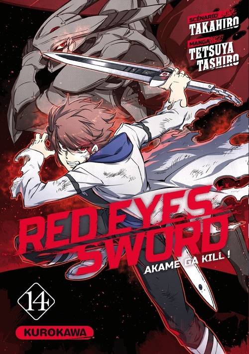 ebook cover of Red Eyes Sword - Akame Ga Kill ! - Tome 14, by Takahiro, Tetsuya Tashiro