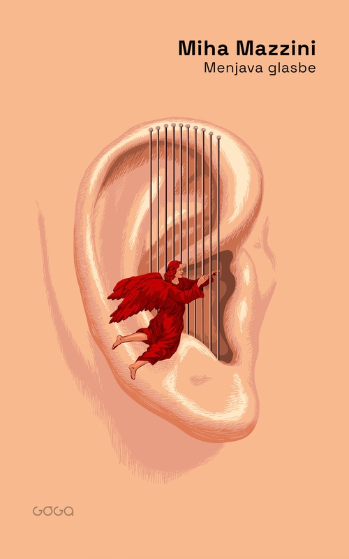 ebook cover of Menjava glasbe, by Miha Mazzini