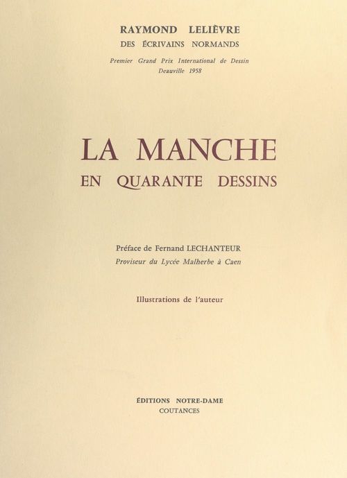 ebook cover of La Manche en quarante dessins, by Raymond Lelievre