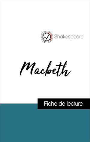 ebook cover of Analyse de l'oeuvre : Macbeth (résumé et fiche de lecture plébiscités par les enseignants sur fichedelecture.fr), by Shakespeare