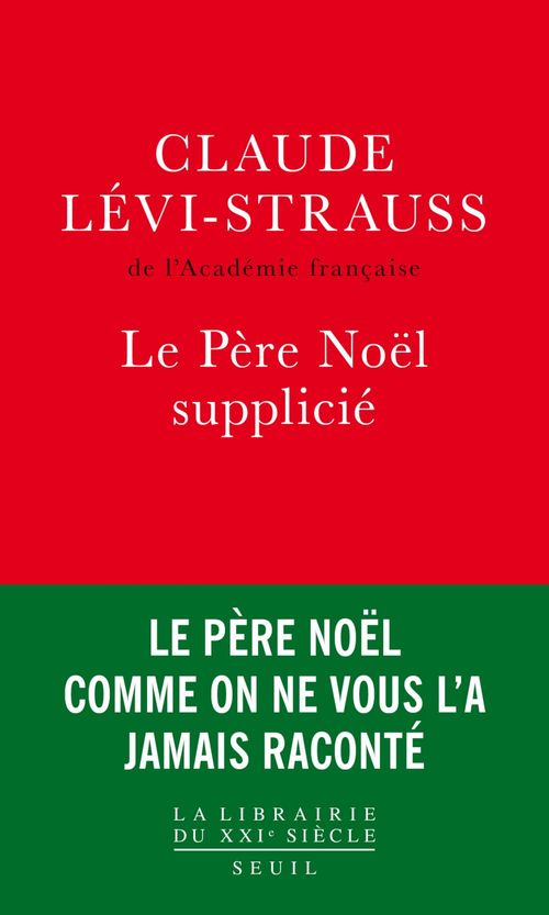 Couverture ebook de Le Père Noël supplicié, de Claude Lévi-Strauss