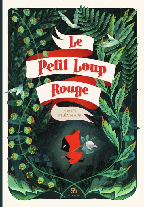 Couverture ebook de Le Petit Loup Rouge, de Amélie Fléchais