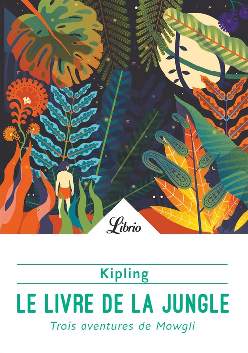 ebook cover of Le Livre de la jungle, by Rudyard Kipling