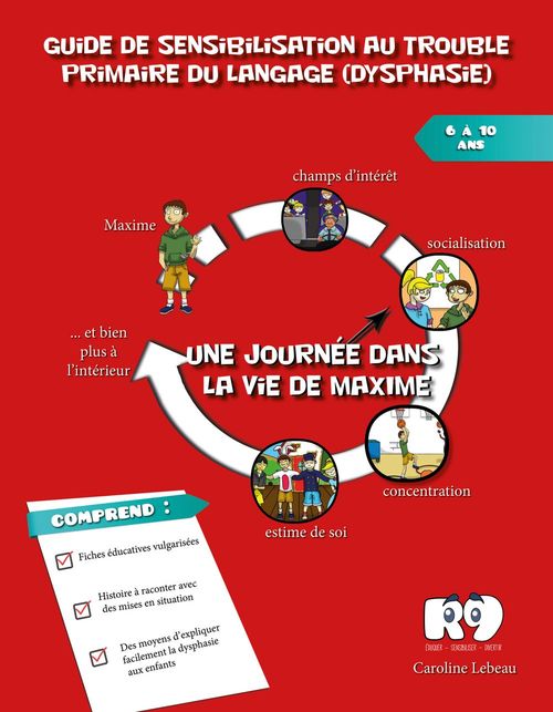 ebook cover of Guide de sensibilisation au trouble primaire du langage (dysphasie), by Caroline Lebeau