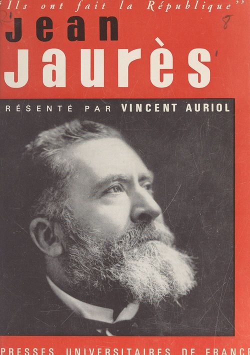 Couverture ebook de Jean Jaurès, de Vincent Auriol