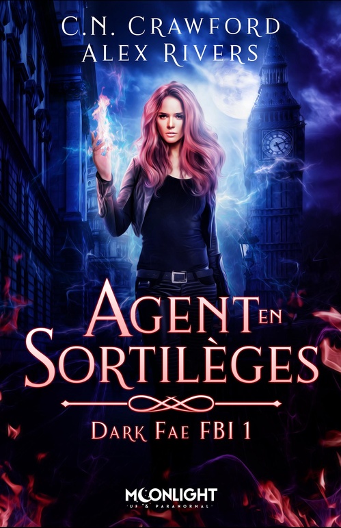 ebook cover of Agent en sortilèges, by C.N. Crawford, Alex Rivers
