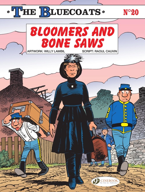 Couverture ebook de The Bluecoats - Vol. 20 - Bloomers and Bonesaws, de Cauvin
