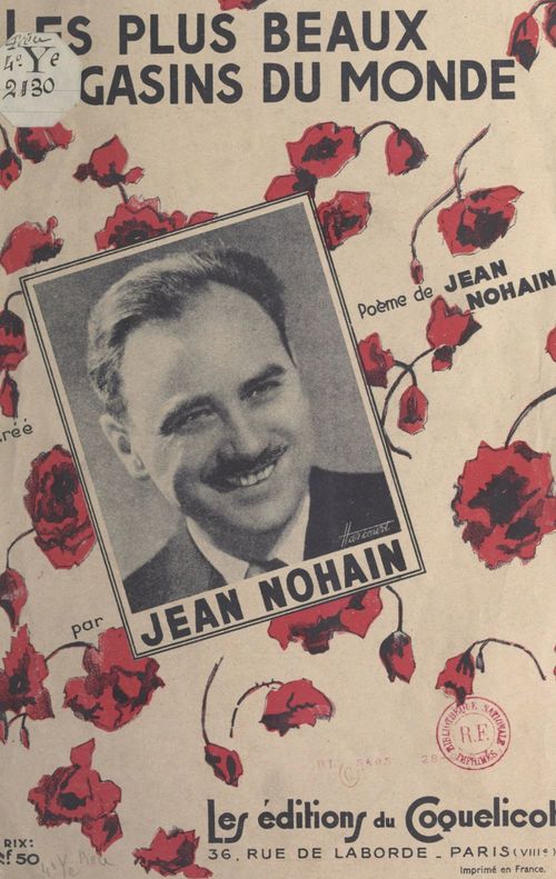 Couverture ebook de Les plus beaux magasins du monde, de Jean Nohain