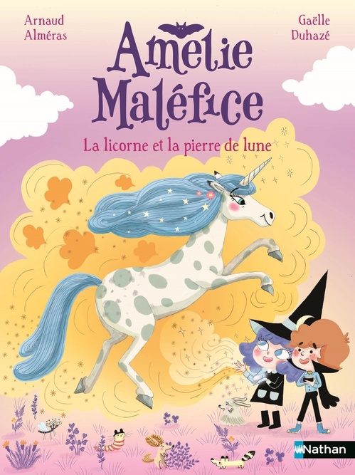 Couverture ebook de Amélie Maléfice - La licorne et la pierre de lune, de Arnaud Alméras