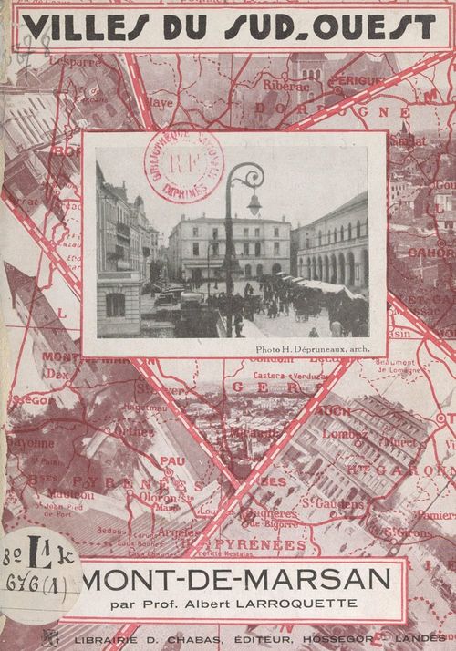 Couverture ebook de Mont-de-Marsan, de Albert Larroquette