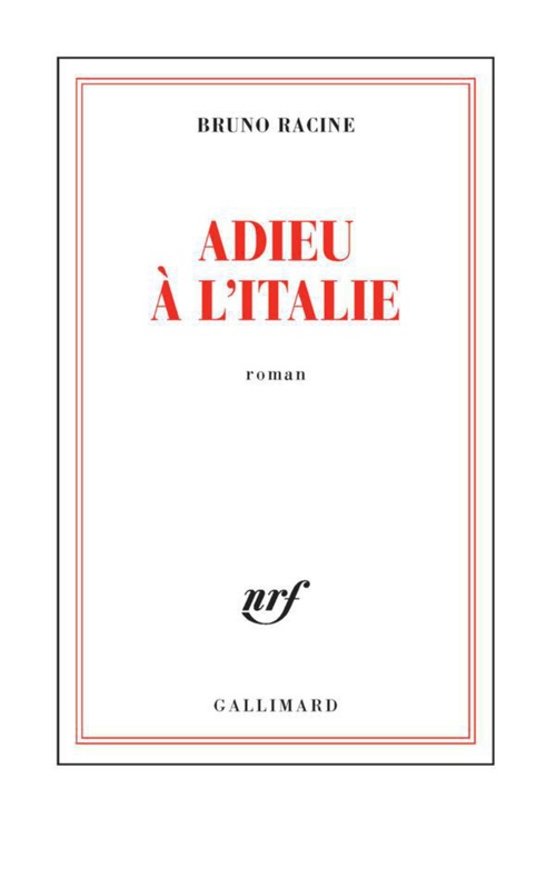 ebook cover of Adieu à l'Italie, by Bruno Racine
