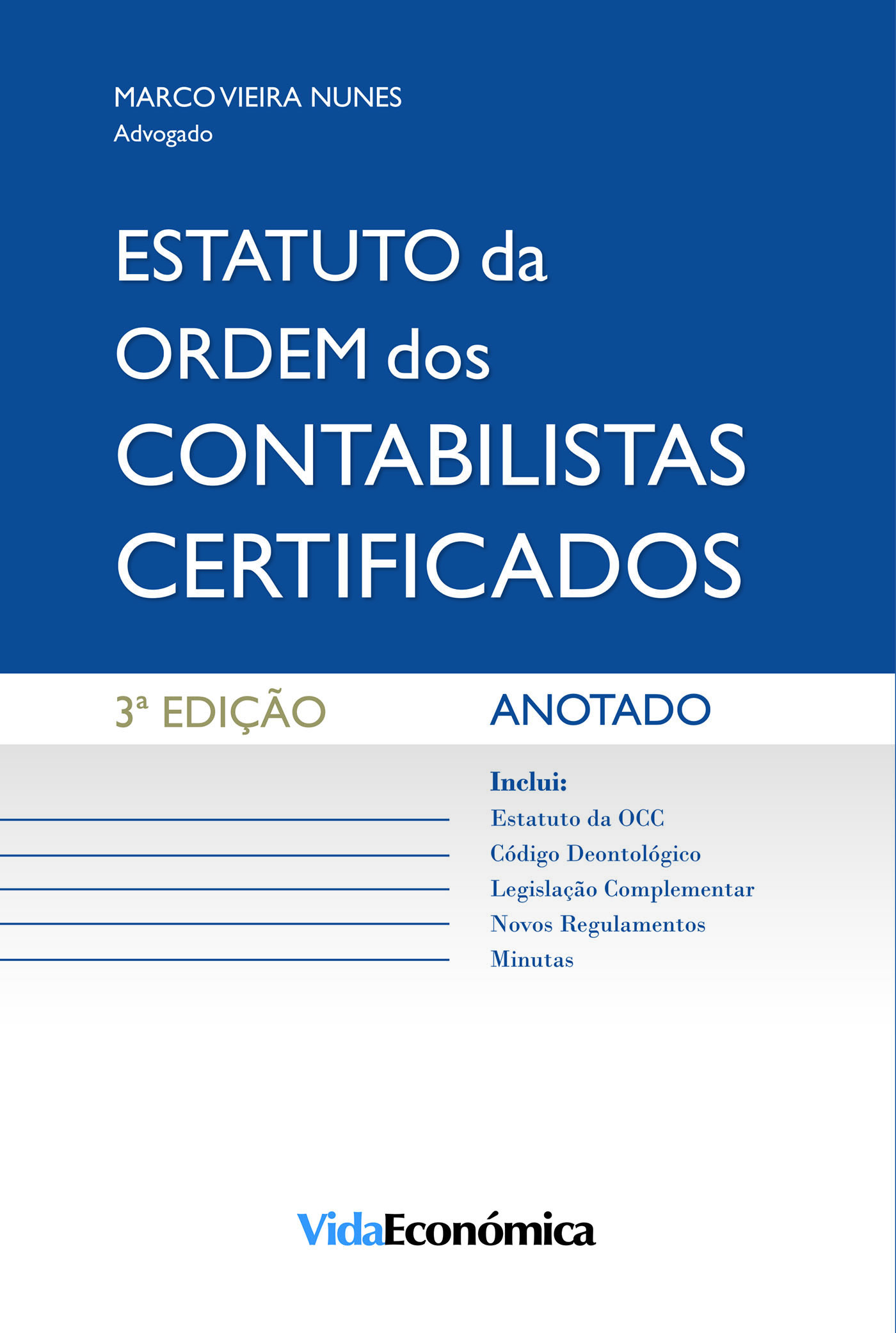 ebook cover of Estatuto da Ordem dos Contabilistas Certificados, by Marco Vieira Nunes