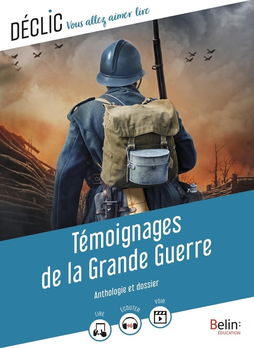 Couverture ebook de Témoignages de la Grande guerre, de Aurélie Lagadec