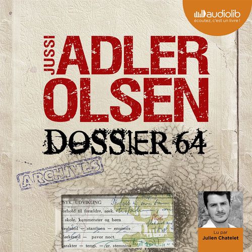 audiobook cover of Dossier 64 - La quatrième enquête du département V, by Jussi Adler-Olsen