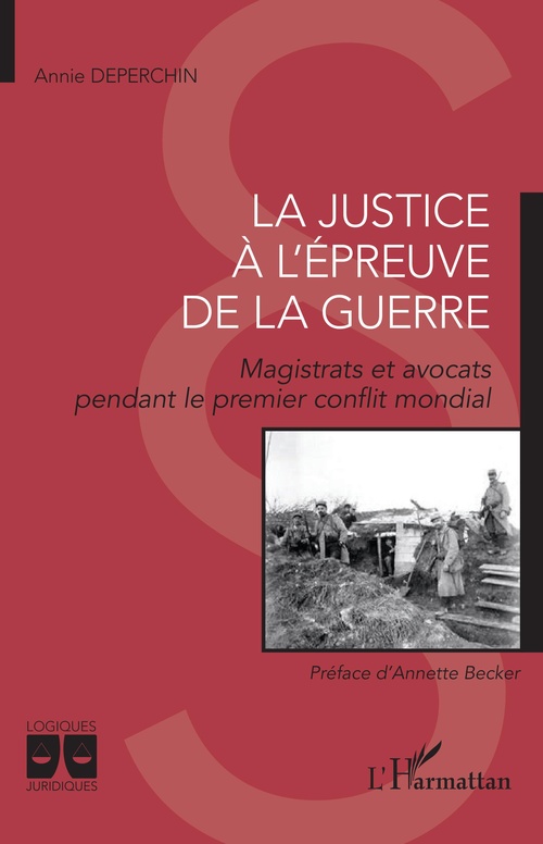 ebook cover of La justice à l'épreuve de la guerre, by Annie Deperchin