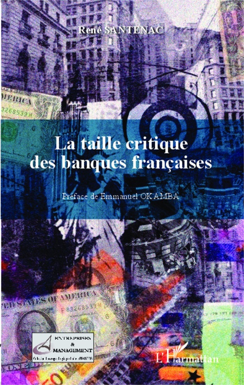 Couverture ebook de La taille critique des banques françaises, de René Santenac