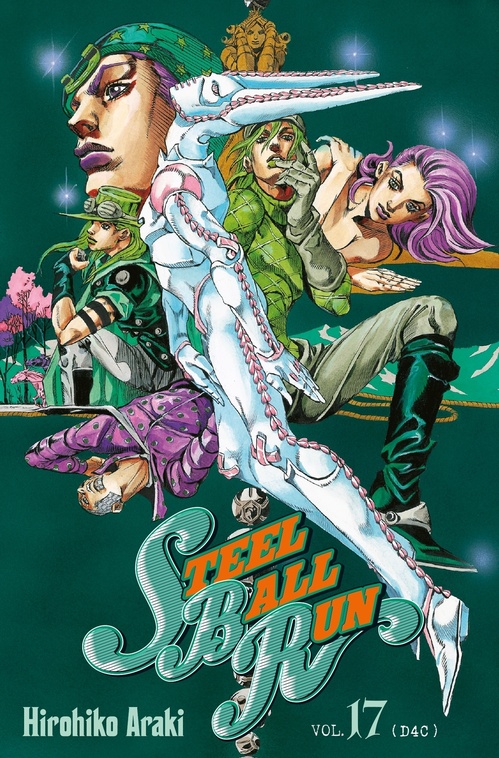 ebook cover of Jojo's - Steel Ball Run T17, by Hirohiko Araki