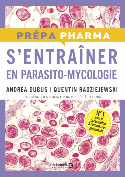 Couverture ebook de S´entrainer en parasito-mycologie, de Andréa Dubus, Quentin Radziejewski