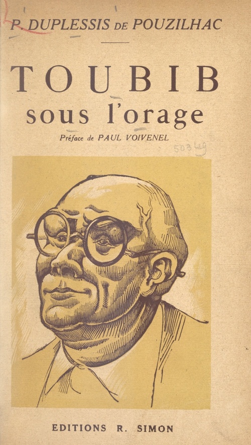 Couverture ebook de Toubib sous l'orage, de Paul Duplessis De Pouzilhac