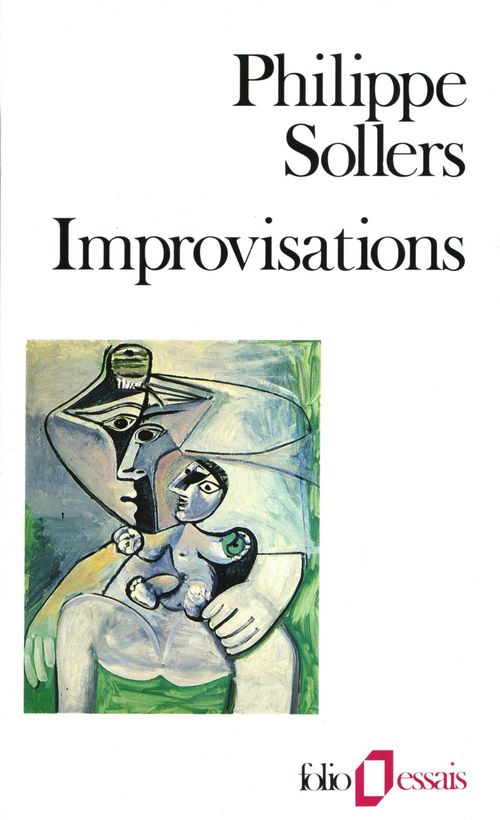ebook cover of Improvisations, by Philippe Sollers