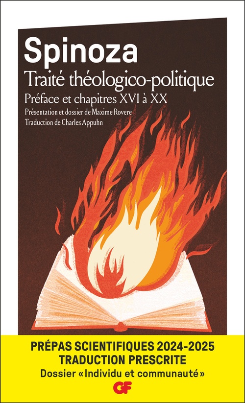 ebook cover of Traité théologico-politique - Prépas scientifiques 2025, by Spinoza