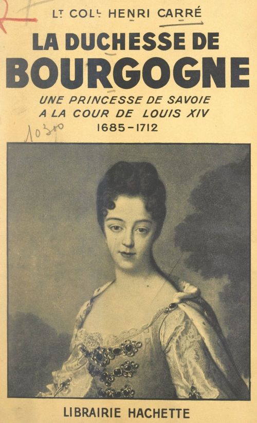 ebook cover of La duchesse de Bourgogne, by Henri Carre