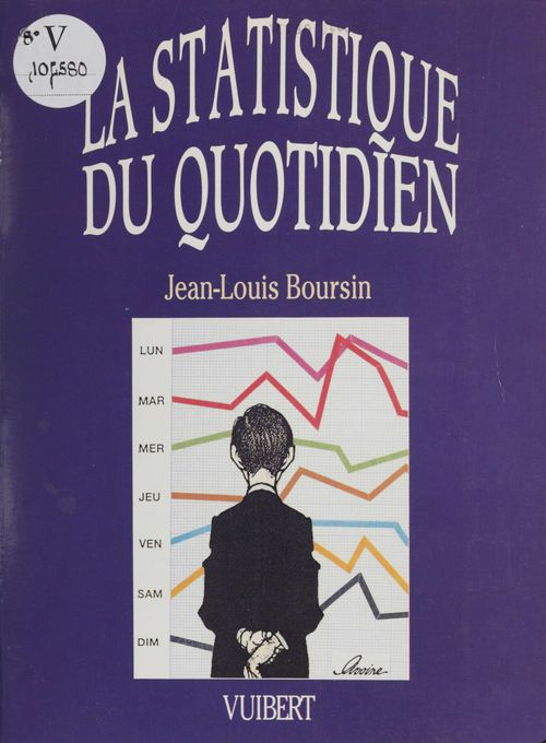 Couverture ebook de La statistique du quotidien, de Boursin