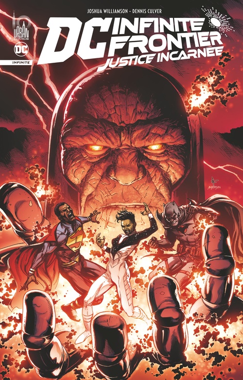 Couverture ebook de DC Infinite Frontier - Justice Incarnée, de Joshua Williamson