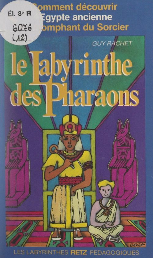 Couverture ebook de Le labyrinthe des Pharaons, de Guy Rachet