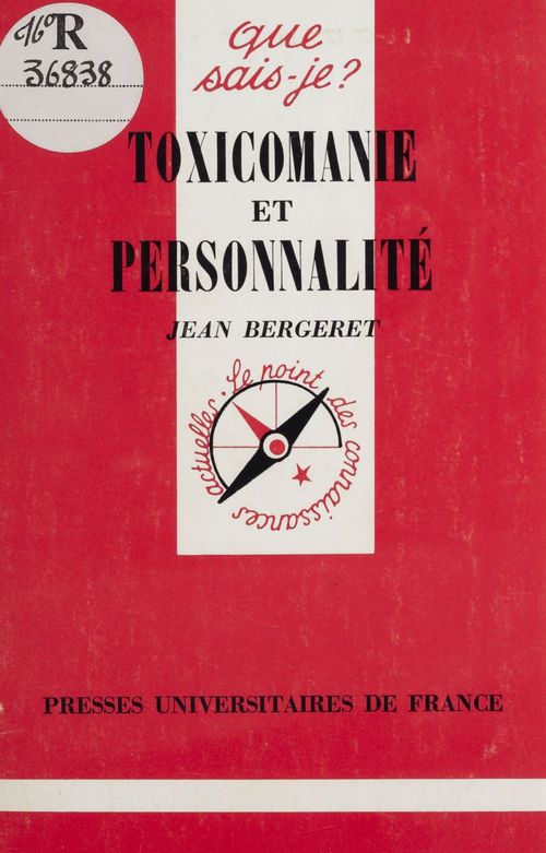 ebook cover of Toxicomanie et personnalité, by Jean Bergeret