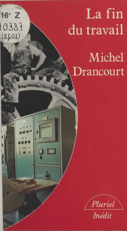 Couverture ebook de La fin du travail, de Drancourt