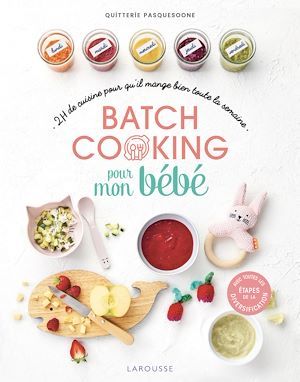 ebook cover of Batch cooking des bébés, by Quitterie Pasquesoone