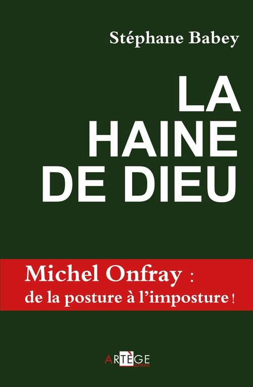 Couverture ebook de La haine de Dieu, de Stéphane Babey