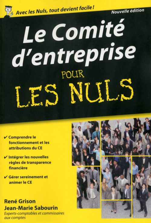 ebook cover of Le Comité d'entreprise pour les Nuls poche, by René Grison, Jean-marie Sabourin