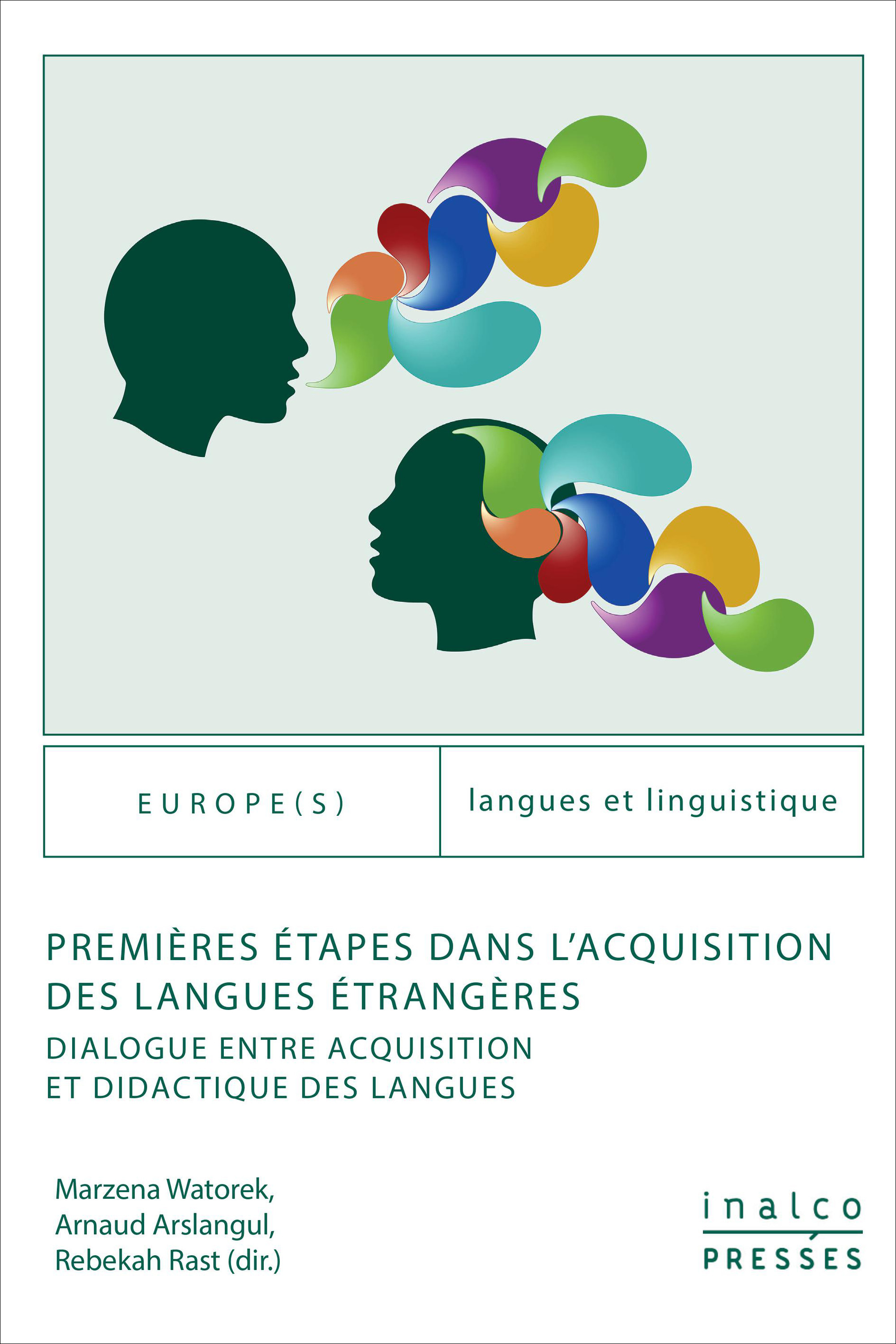 Couverture ebook de Premières étapes dans l'acquisition des langues étrangères, de