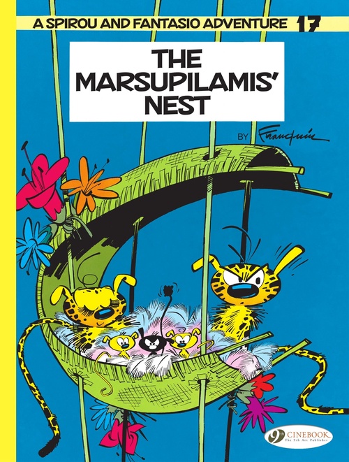 Couverture ebook de Spirou & Fantasio - Volume 17 - The Marsupilamis' Nest, de André Franquin