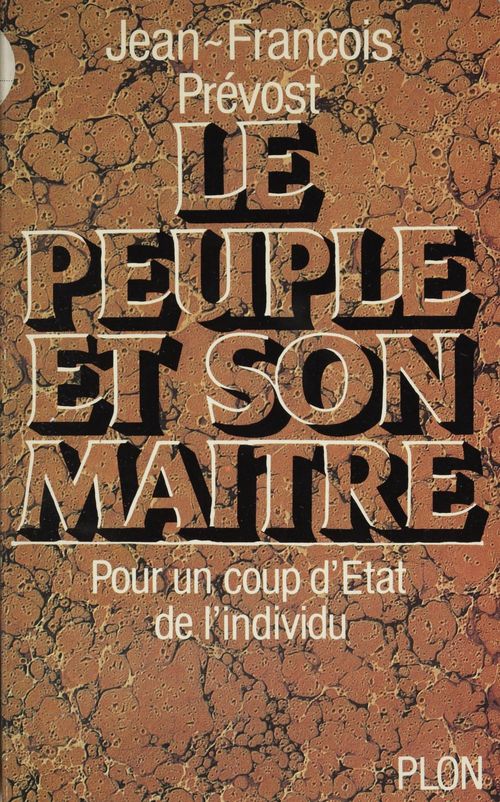 ebook cover of Le peuple et son maître, by Jean-Francois Prevost