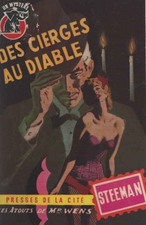 Couverture ebook de Des cierges au diable, de Stanislas-André Steeman