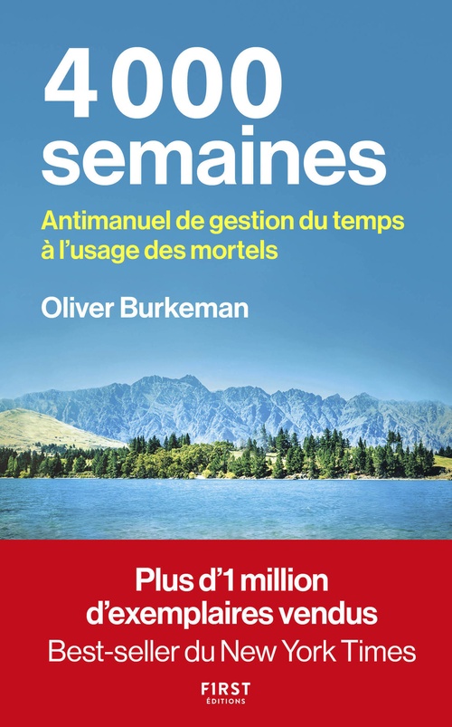 ebook cover of 4000 semaines, by Oliver Burkeman