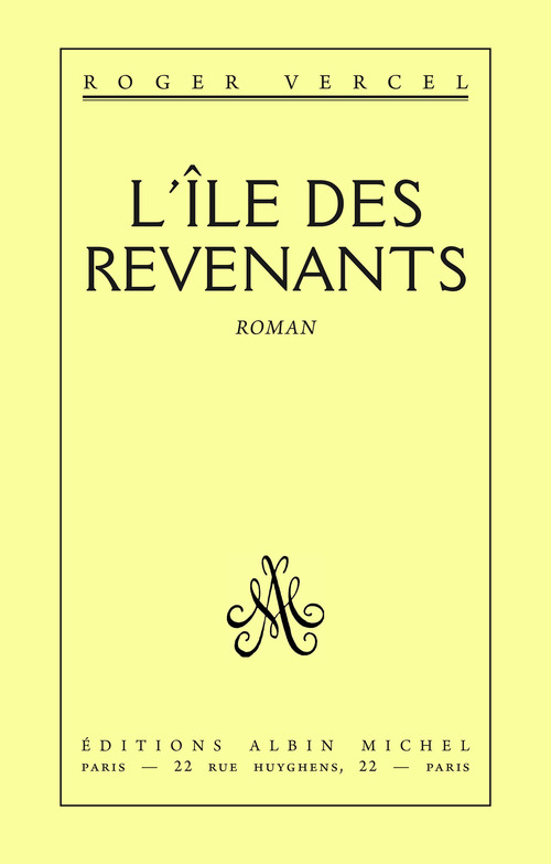 ebook cover of L'Ile des revenants, by Roger Vercel