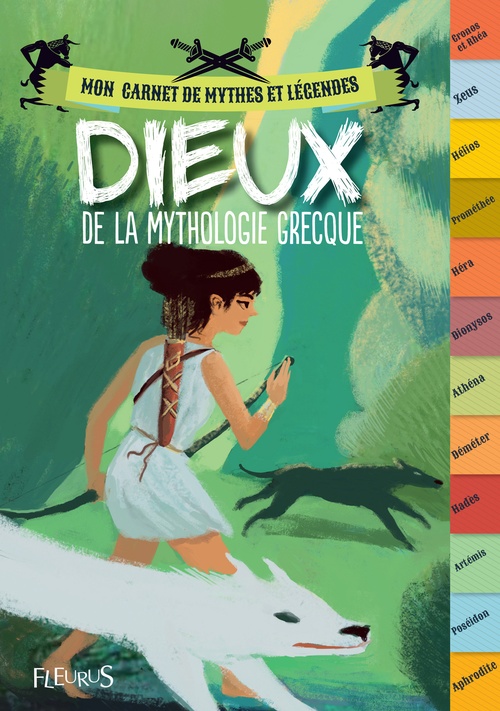 ebook cover of Dieux de la mythologie grecque, by Viviane Koening, Nicolas Duffaut