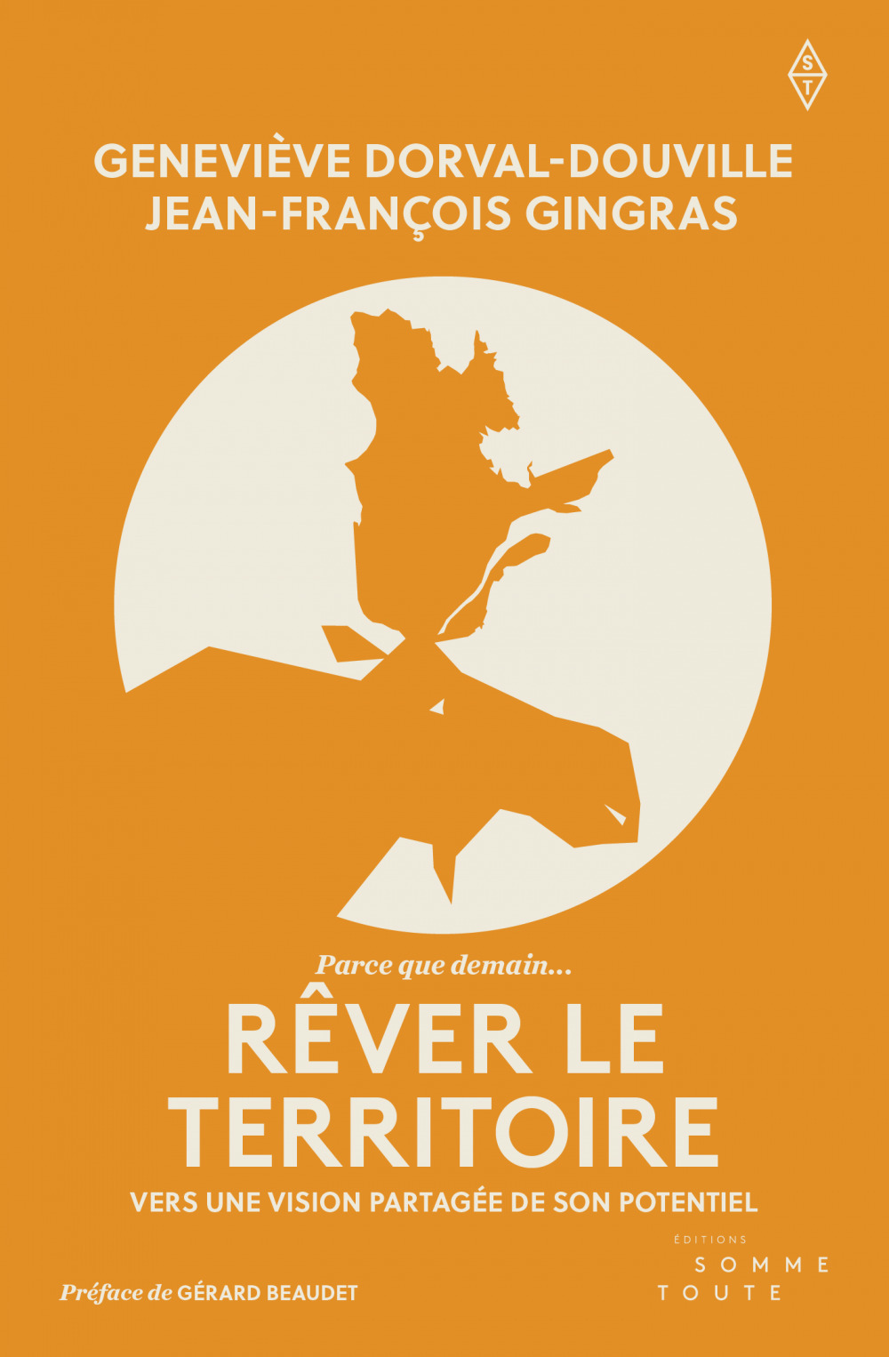 ebook cover of Rêver le territoire, by Genevieve Dorval-Douville, Jean-Francois Gingras