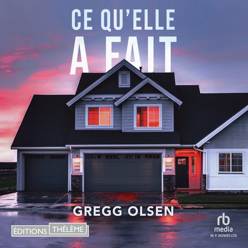 Couverture audiobook de Ce qu'elle a fait, de Gregg Olsen
