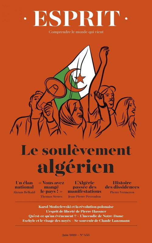 Couverture ebook de Esprit juin 2019 Le soulèvement algérien, de Esprit