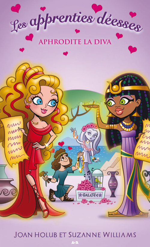 Couverture ebook de Aphrodite la diva, de Joan Holub, Suzanne Williams