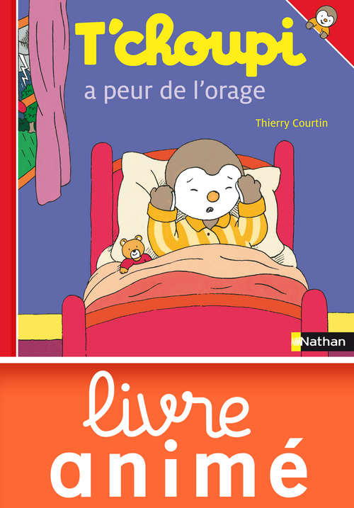 ebook cover of T'choupi a peur de l'orage, by Thierry Courtin