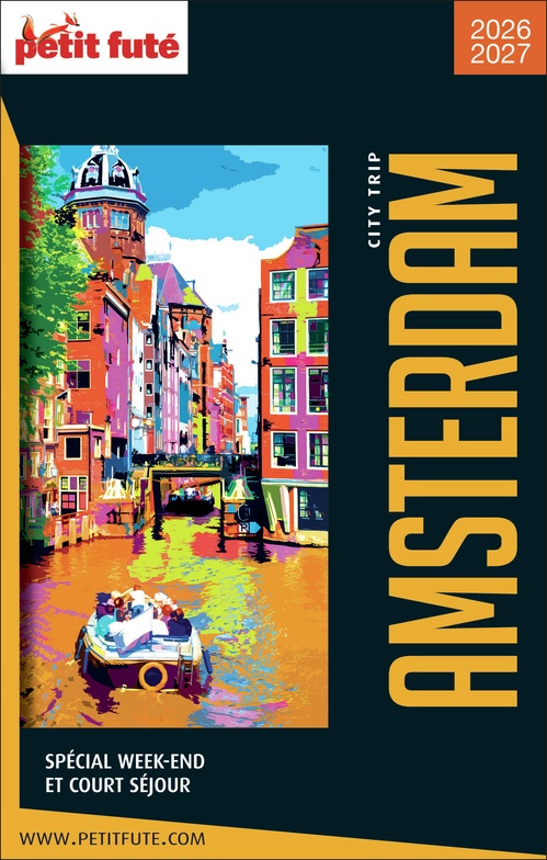 Couverture ebook de Guide Amsterdam City Trip 2026/2027 City trip Petit Futé, de Dominique Auzias, Jean-Paul Labourdette